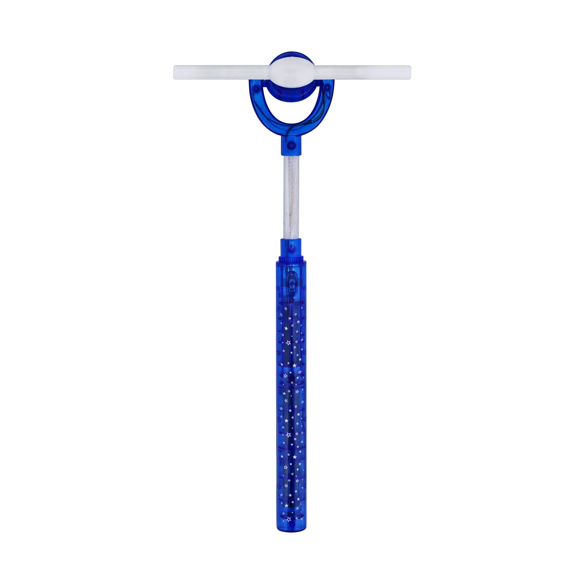 Red, White & Blue 16.5" Blue Light-Up Windmill Wand by Creatology™